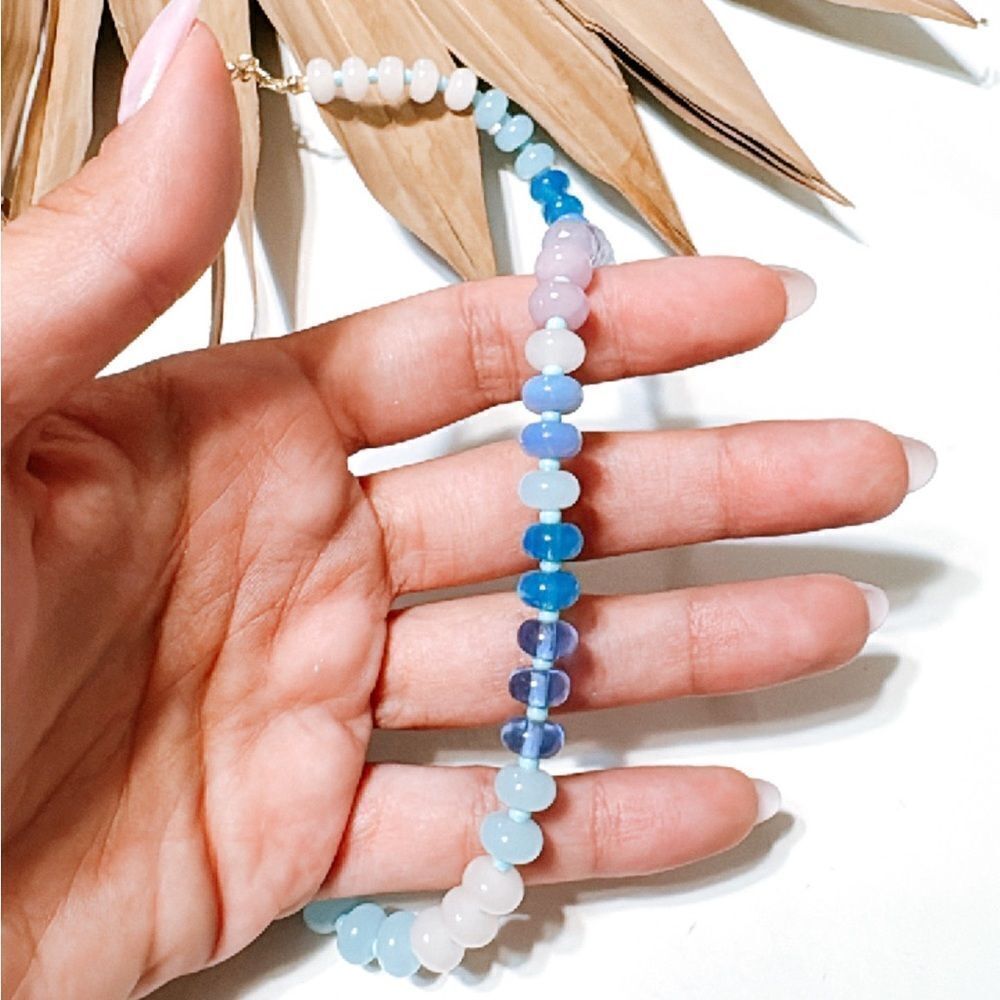 Boho rainbow necklace #1192 - Picture 2 of 6